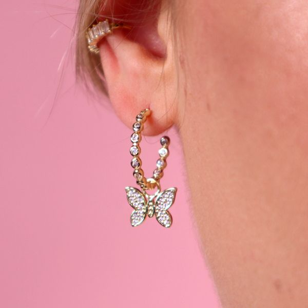Sparkling Butterfly Charm